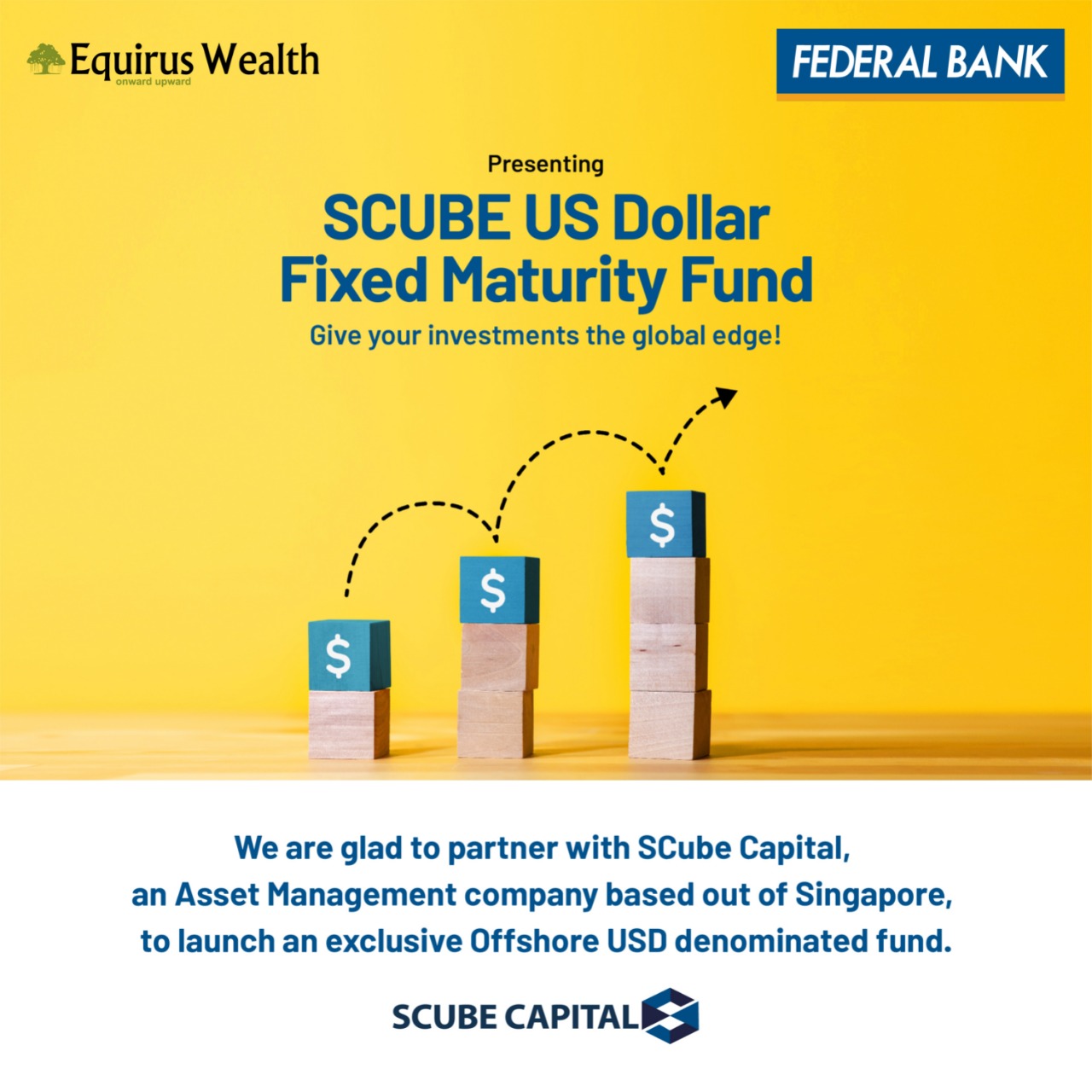 Federal Bank in association with Equirus Wealth launches an exclusive USD Fixed Maturity Fund